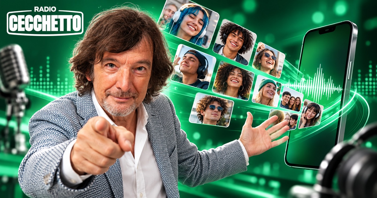Nuove voci cercasi: l’app Radio Cecchetto apre la radio ai creator